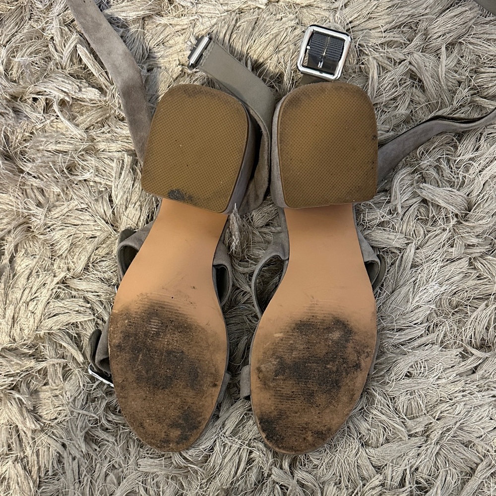 Steve Madden ROTATING GREY SUEDE - Picture 3 of 11